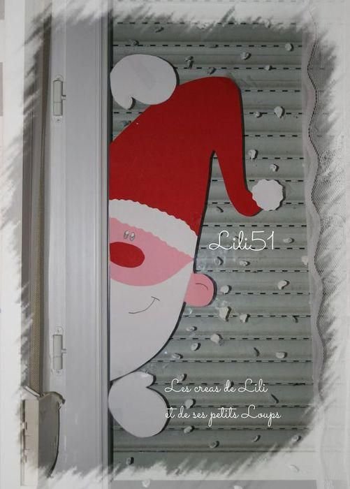 Дед Мороз на окно