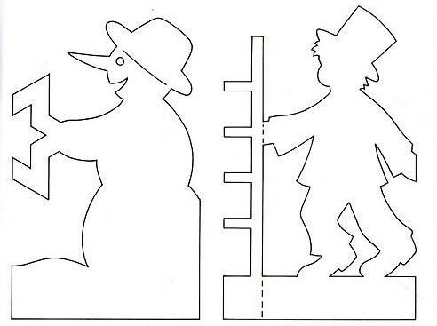 Симметричное вырезание из бумаги