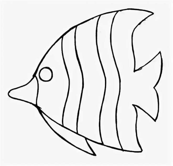 Трафарет "рыбки"