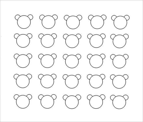 Трафарет для макаронс а4 диаметр 3,5