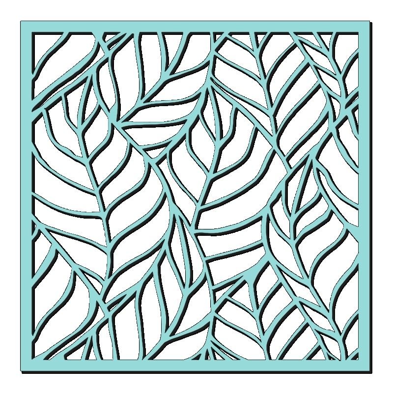 Узоры на листке