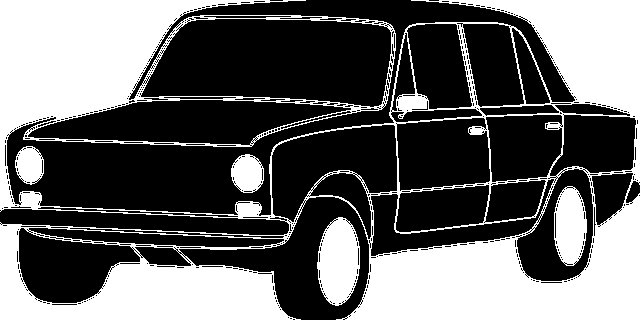 Автомобиль векторный рисунок