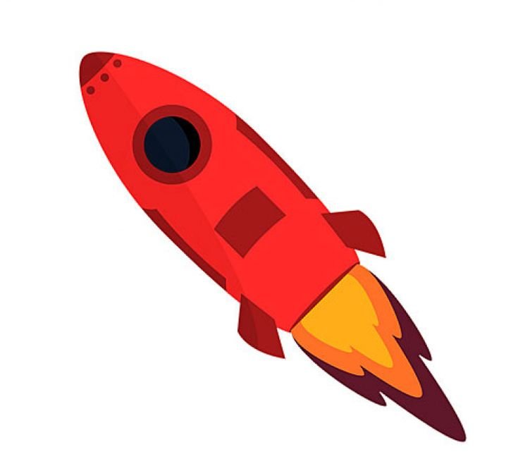 Ракета без фона