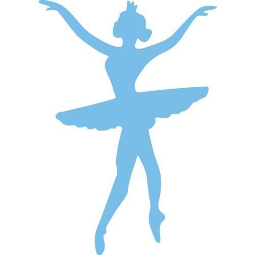 Балерина трафарет