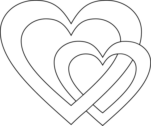 Трафарет сердечки