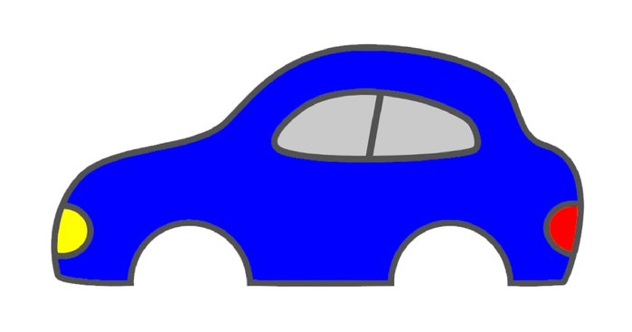 Машина без колёс для рисования
