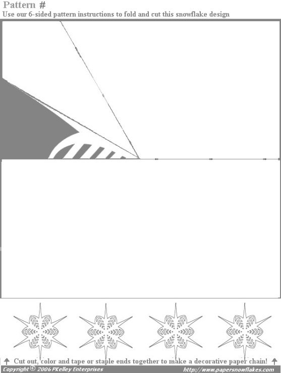 Снежинки схемы для вырезания