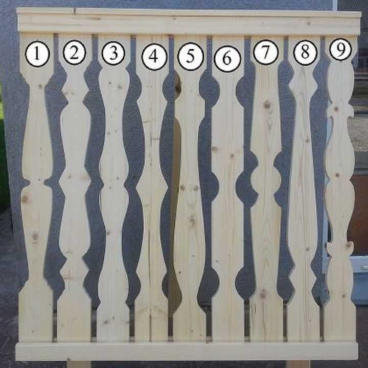 Балясина плоская деревянная