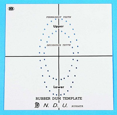 Разметка для коффердама