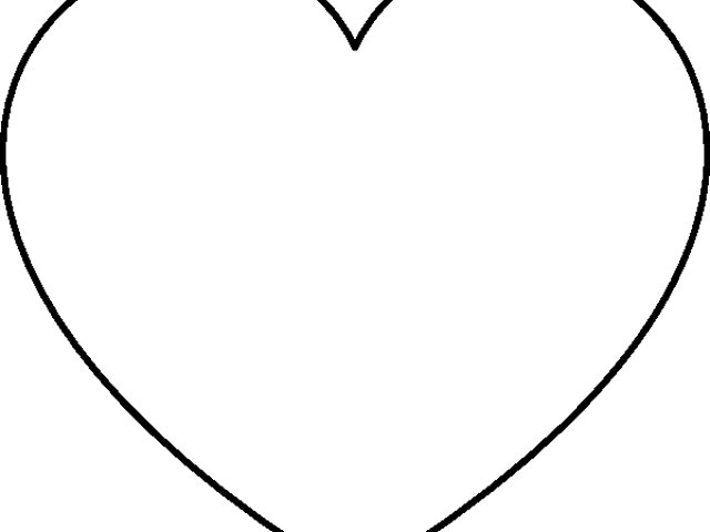 Сердце трафарет