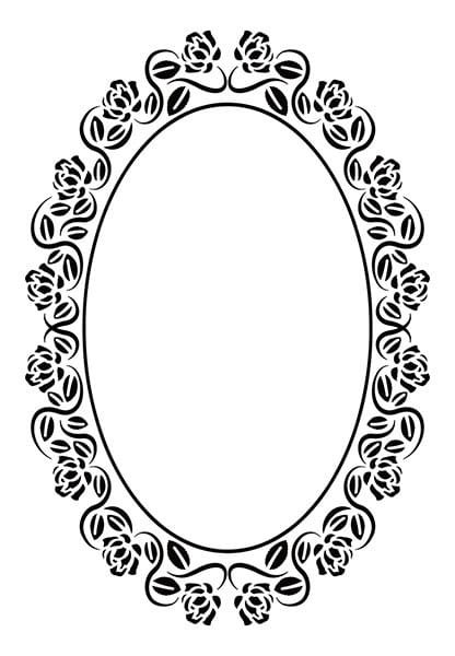 Орнамент в овале