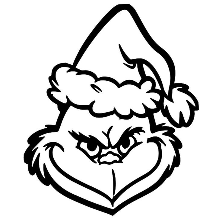 Новогодние раскраски Гринч