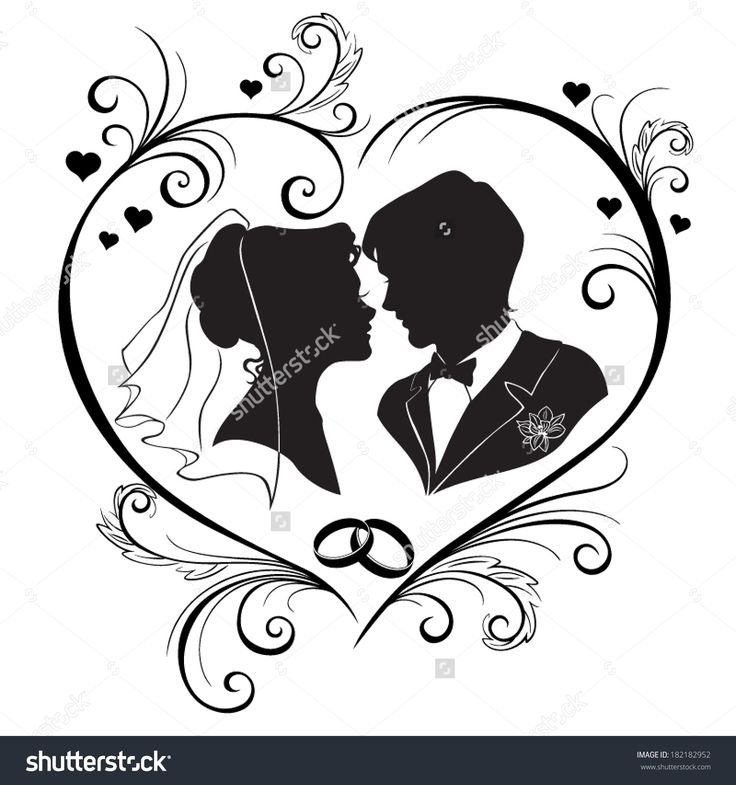 Трафарет жених