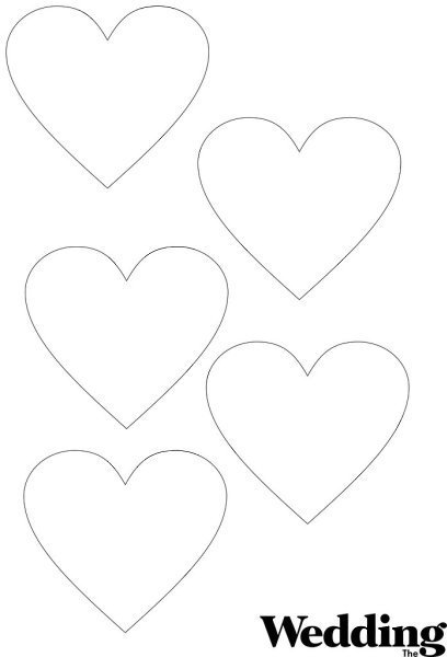 Сердечко шаблон
