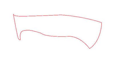 Рукоять для ножа трафареты