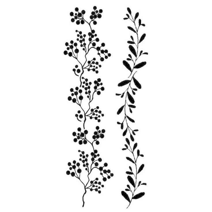 Трафареты для декора узкие