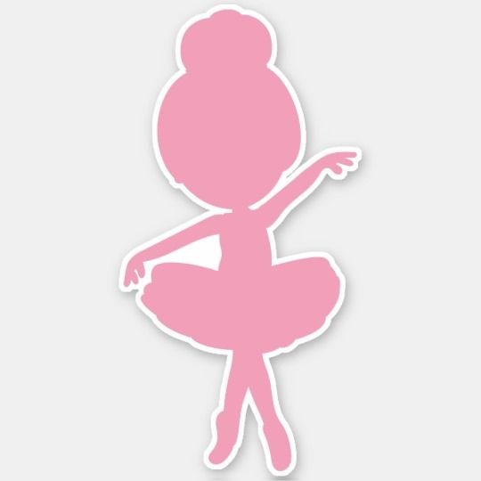 Балерина трафарет