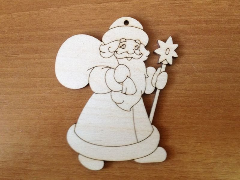 Новогодние фигурки из фанеры