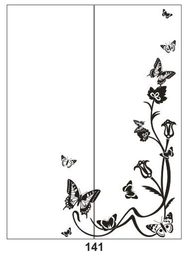 Пескоструйный рисунок на зеркале