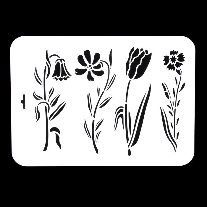 Трафарет Флора