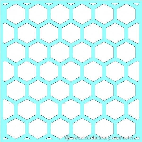 Трафарет соты