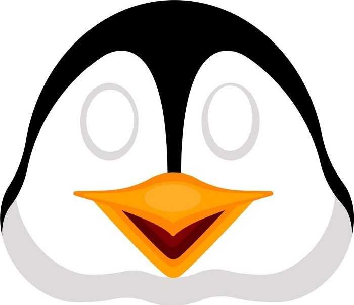 Маска пингвина на голову