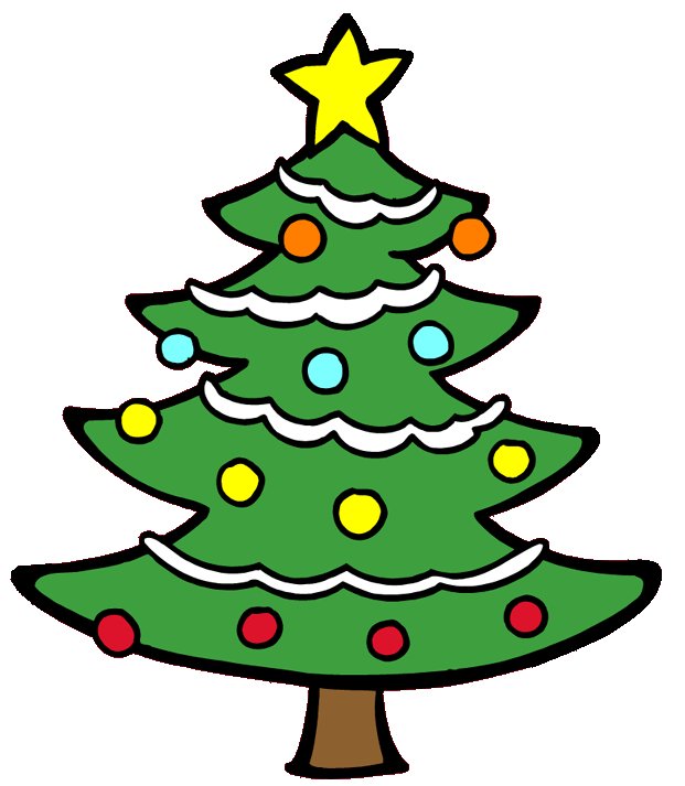 Новогодняя елка рисунок