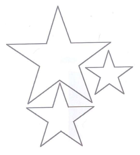 Трафарет звезды