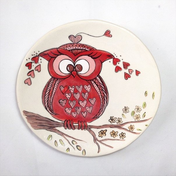 Роспись керамических тарелок