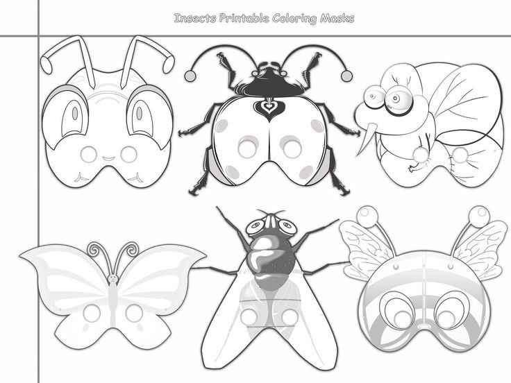 Муха маска для детей