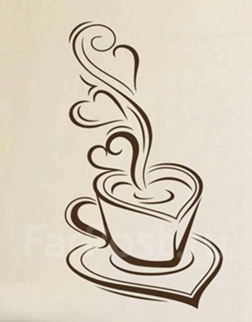 Трафареты для декора стен кухни