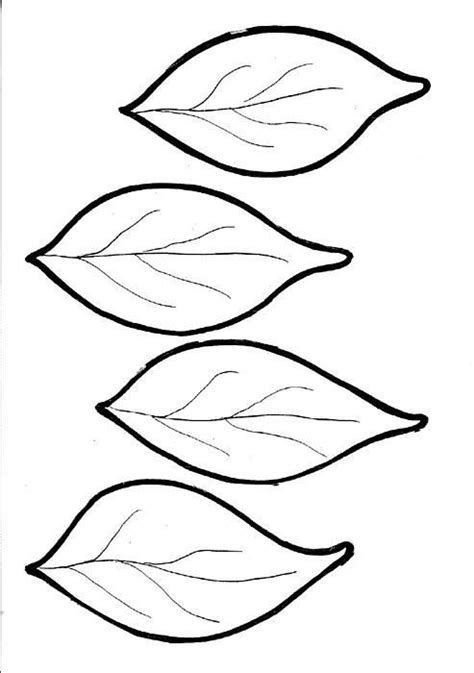Шаблоны листочков для цветов