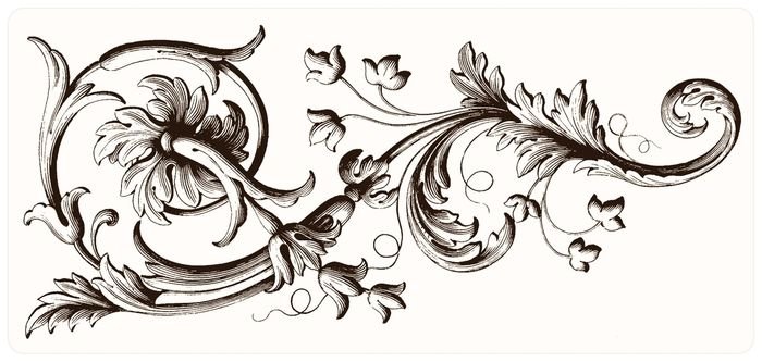 Акант орнамент средневековый