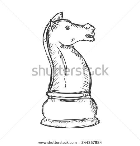 Шахматная фигура конь