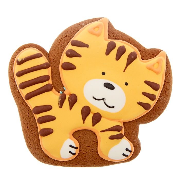 Пряник в виде тигра