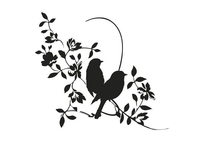 Трафареты цветов для декора