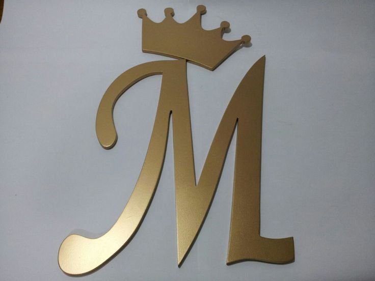 Макет буквы м