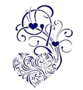 Бокал трафарет