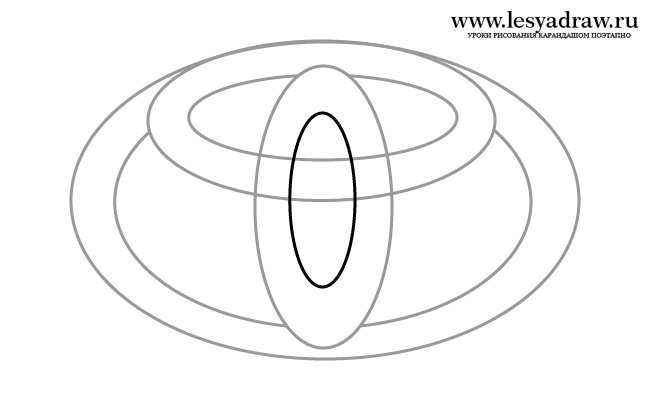 Нарисованный значок Toyota