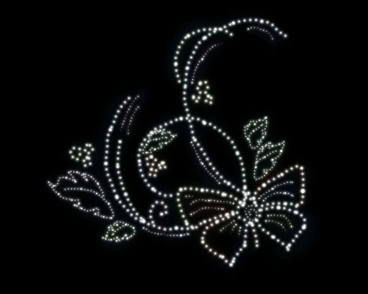 Трафареты для декора из страз