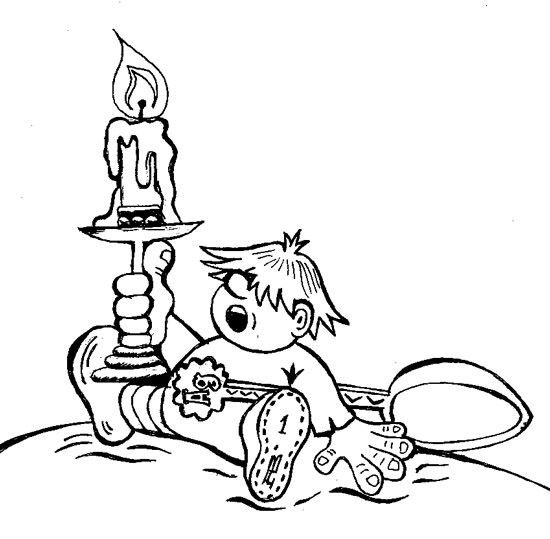 Домовенок раскраска