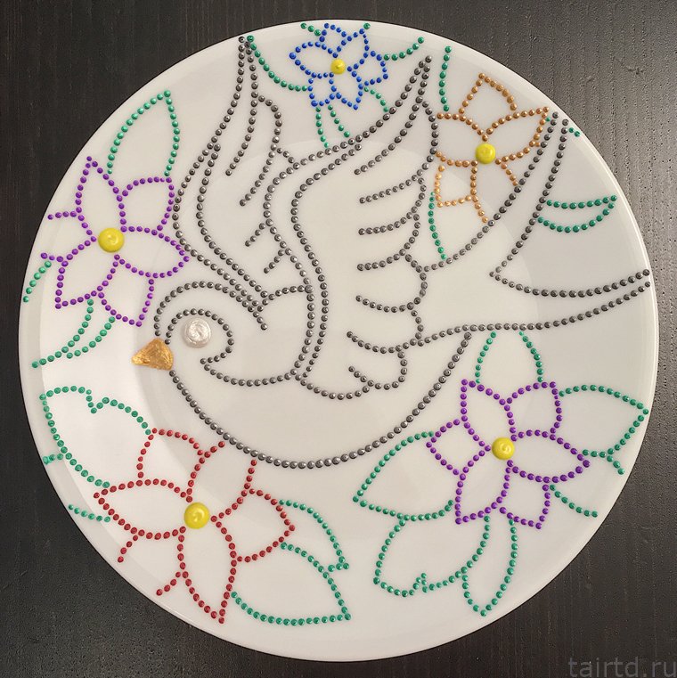 Роспись тарелок для детей