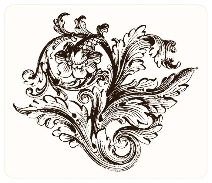 Орнамент рококо Рокайль