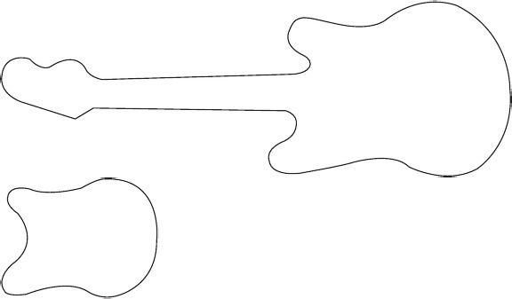 Электрическая гитара из картона