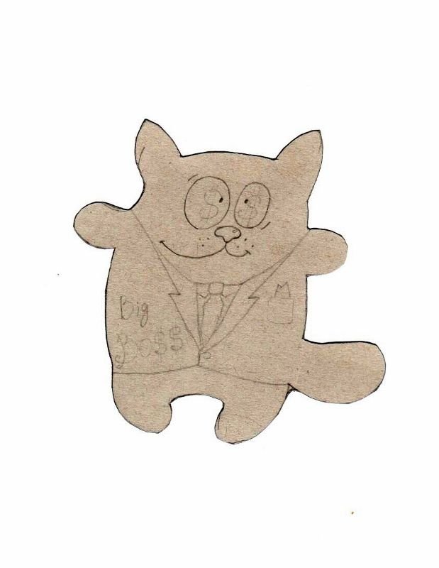 Трафарет для чердачной игрушки