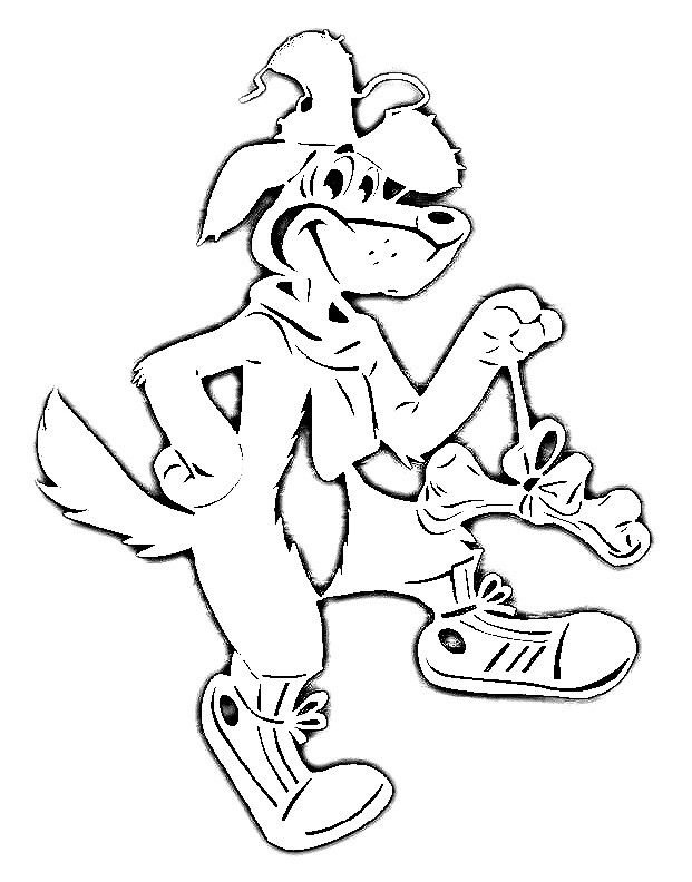 Новогодние трафареты ну погоди на окна