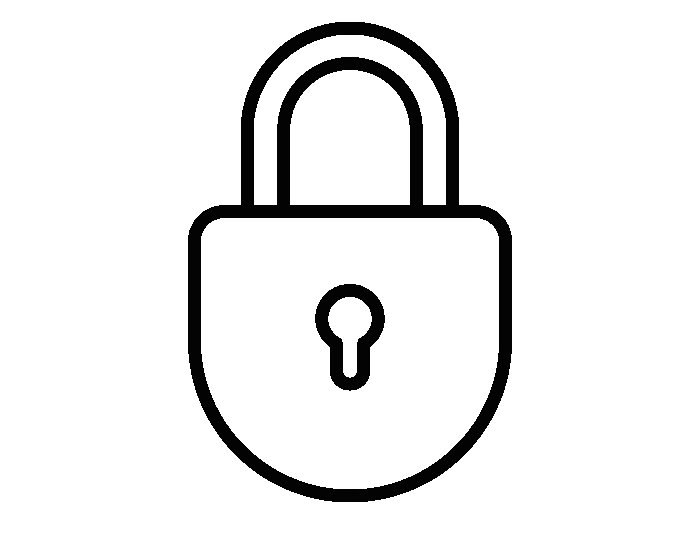 Раскраска замок дверной