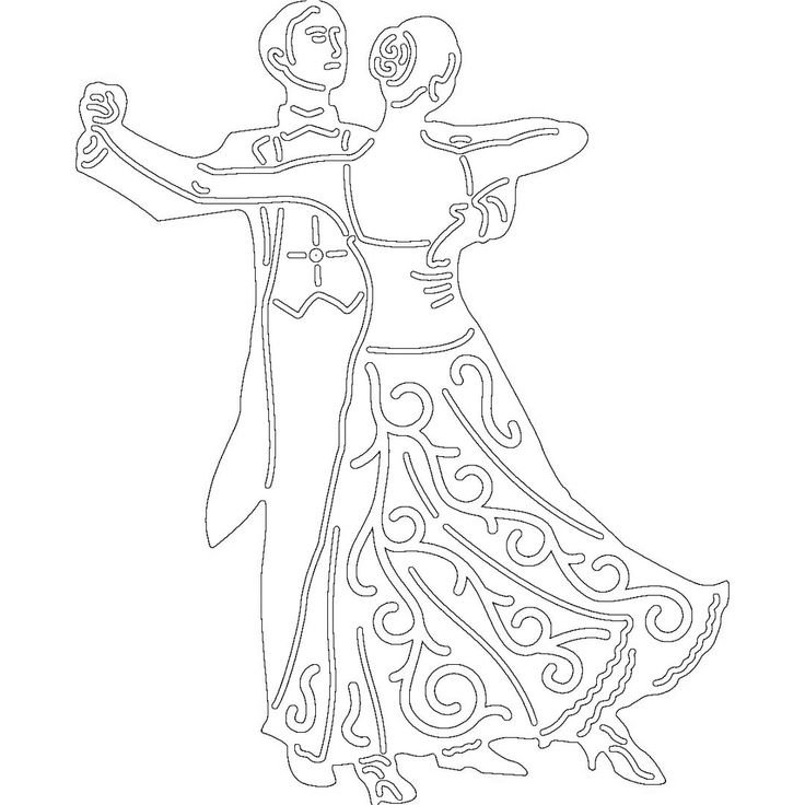 Вытынанки Танцующие пары