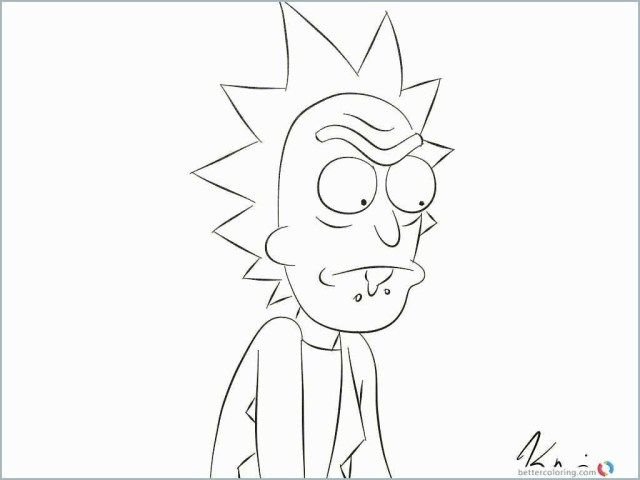 Рик и Морти рисунки для срисовки