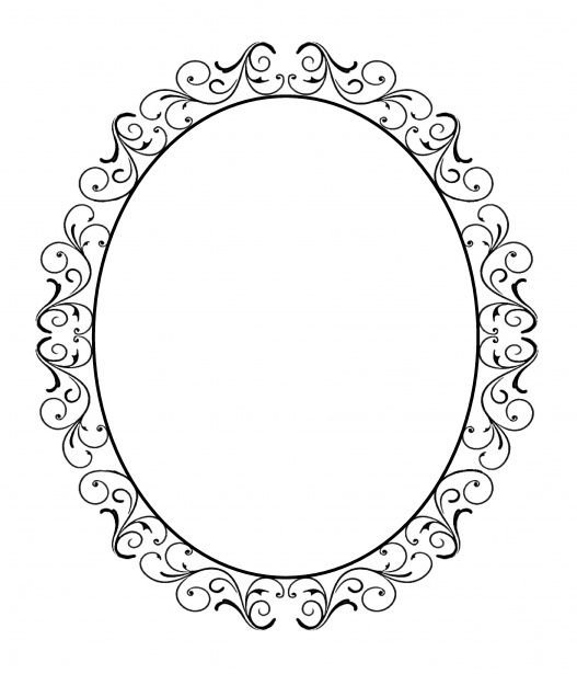 Орнамент в овале